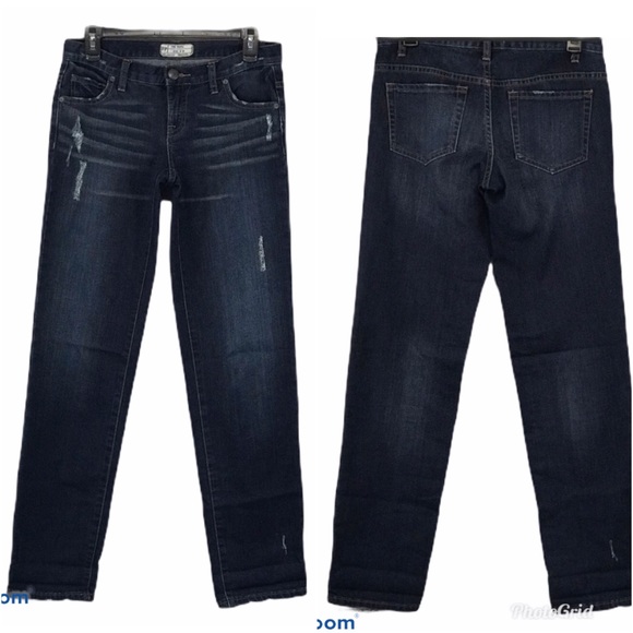 Free People Women Jeans Size 25 Low Rise Straight - Picture 3 of 8